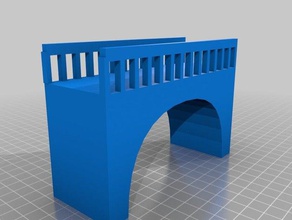 arch bridge 3d drucken 3d print model - Mito3D