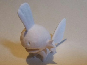 mudkip les créatures hydropi pokemon 3d print model - Mito3D