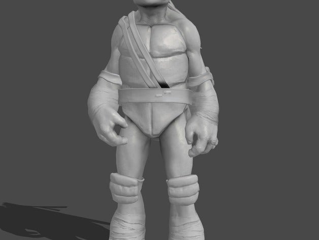 leonardo tmnt as sombras 3d impressão irmão legal secretária área de trabalho boneca dool luta a figura quadril karate ninja ooze segredo na adolescência brinquedo tartaruga 3D print model - Mito3D