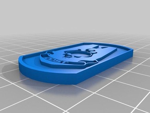 halo odst tag de cão 3d impressão 3d print model - Mito3D