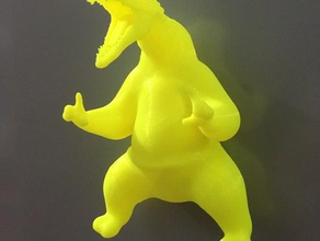 kongfu spinosaurus esculturas figura 3d print model - Mito3D