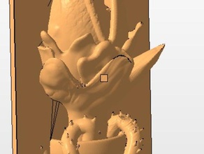 plant-eater book end household 3d print model - Mito3D