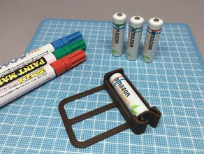 aa battery painting jig hobby 3d print model - Mito3D