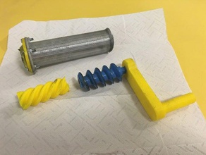 pellet extruder auger moineau screws 3d printer extruders printing experimental pellets 3d print model - Mito3D