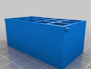 1 scatola della pillola i contenitori personalizzato 3d print model - Mito3D