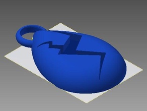 lapis-lazuli-Edelstein-Schlüsselanhänger - Zubehör lapislazuli steven universe 3d print model - Mito3D