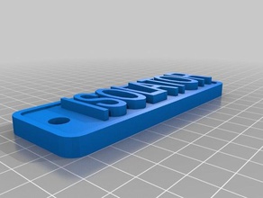 isolator Zeichen logos angepasst 3d print model - Mito3D