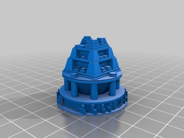 meu personalizados cidade futurista construtor gerador 3 arte 3D print model - Mito3D