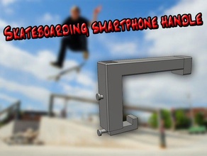 smartphone Griff skateboard Filmen Kamera skateboarding 3d print model - Mito3D