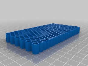 42 12 x19 honeycomb biology customized 3d print model - Mito3D