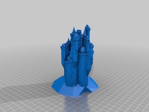 meine angepasste Burg-generator Gebäude Strukturen 3d print model - Mito3D