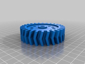 lambo customized openscad helical gears other 3d print model - Mito3D