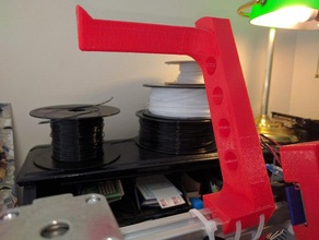 filament support 2020 3d printer accessories spool holder 3d print model - Mito3D
