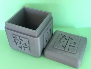 95x95mm-geocaching-box containers 3d print model - Mito3D