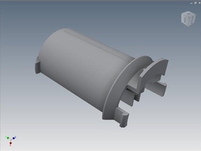 ultimaker 2+ 70mm court support de bobine formfutura 3d l'imprimante accessoires l'accessoire ultimaker2 3d print model - Mito3D