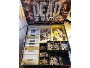 dead winter box organizer toy game accessories boardgame orginizer 3d print model - Mito3D