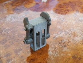 bielle manivelle crank rod m&eacutecanisme engineering crank- keychain mechanism- robotique- 3d print model - Mito3D