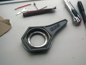 chave bbs disco mão as ferramentas roda 3d print model - Mito3D
