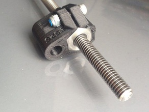 nut-lock 17mm f525 mpcnc meant lead-screw tr815 parts 525 3d print model - Mito3D