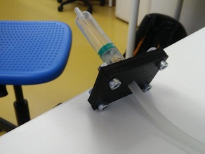 syringe adapter diy 3d print model - Mito3D