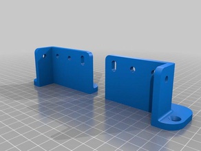 angle extérieur du support de vissage vers le bas d-bot plan travail 3d l'imprimante pièces 3d print model - Mito3D