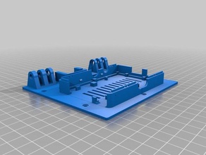 multipurpose front cover wanhao di3 v1 tiltable 3d printer parts duplicator i3 3d print model - Mito3D