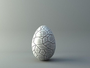 easter egg Dekor 3d print model - Mito3D