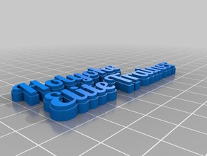 promo tag keychains customized 3d print model - Mito3D