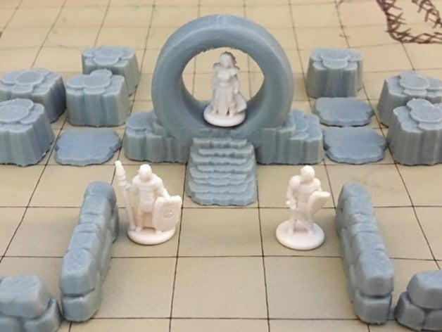 stone portal 18mm scale toys games 28mm arcane boardgame boardgames dnd fantasy gaming henge mage magic miniature miniatures model multiverse pathfinder roleplaying rpg scatter terrain science fiction scifi strategy tabletop tactics wargame wargames wargaming warhammer wayfarer wizard 3D print model - Mito3D