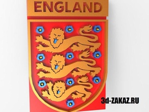 royal arms İngiltere işaretler logoları royals 3d print model - Mito3D