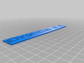 cronache segnalibro organizzazione personalizzato 3d print model - Mito3D