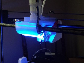 robo 3d taşıma ışık bar yazıcı parçalar led tutucu robo3d 3d print model - Mito3D
