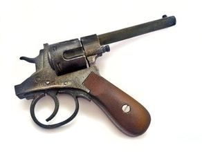 crazy revolver Modelle gun prop - Rollenspiel theater 3d print model - Mito3D