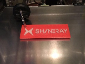 shineray atv logotipo chaveiros 3d print model - Mito3D