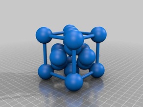 diamond structure physics astronomy 3d print model - Mito3D
