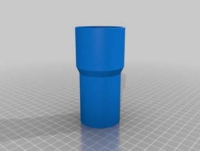 my customized parameterised tube coupling generator replacement parts 3d print model - Mito3D