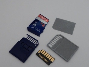 real sd card computer 3d print model - Mito3D
