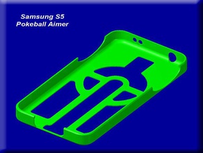 pokeball aimer pokemon ir samsung s5 reversível móveis telefone 3d print model - Mito3D