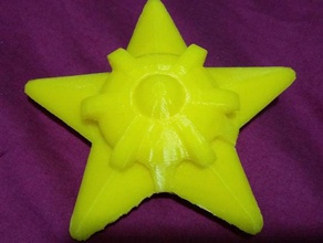 high poly staryu sculptures pokemon figures go 3d print model - Mito3D