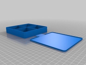 my customized case compartment containers 3d print model - Mito3D