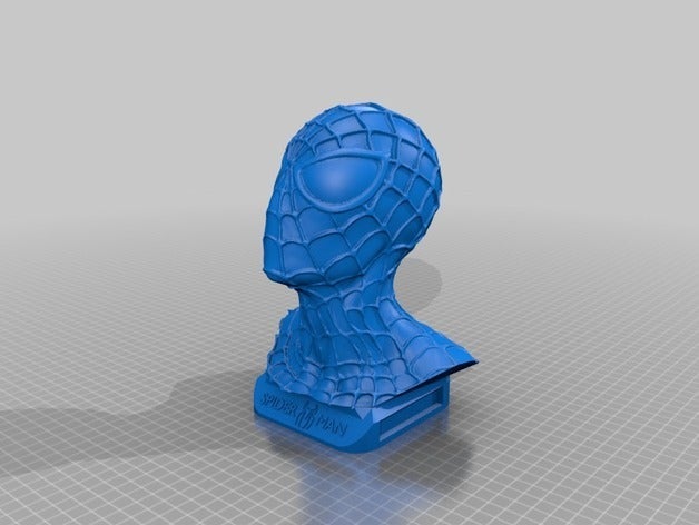 homem-aranha busthead 104 pessoas o cinema quadrinhos herói marvel filme busto estátua super-herói 3D print model - Mito3D