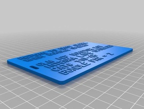 olm icp padrão organização personalizado 3d print model - Mito3D
