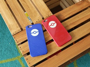 pokemon case iphone 6+6s+ mobile 3d print model - Mito3D