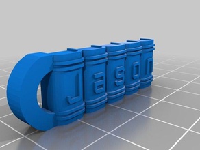 jb Schlüsselanhänger angepasst 3d print model - Mito3D