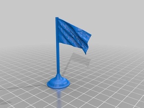 flag Modell Möbel 3d print model - Mito3D