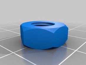 m6 nut loose fit parts customized 3d print model - Mito3D
