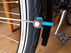 sks bicycle fender cap replacement parts bike customizer openscad repair 3d print model - Mito3D