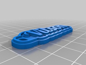 vilson Schlüsselanhänger angepasst 3d print model - Mito3D