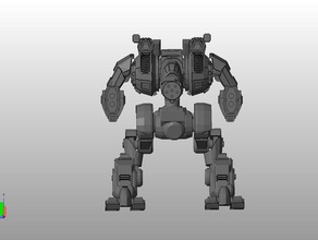 mwo style blood asp battletech boardgame miniature outdated playsets 3d print model - Mito3D