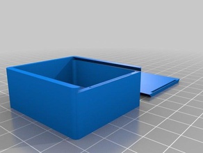 43 47 19 2 2wall caixa deslizante superior recipientes personalizado 3d print model - Mito3D